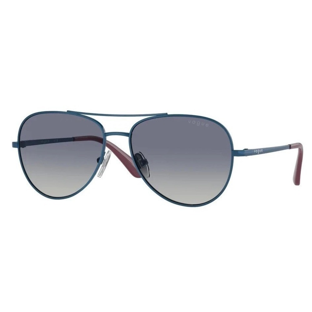 Vogue Junior Sun VJ1001 Pilot Sunglasses 51084L-Blue with Gray Gradient Lenses‎